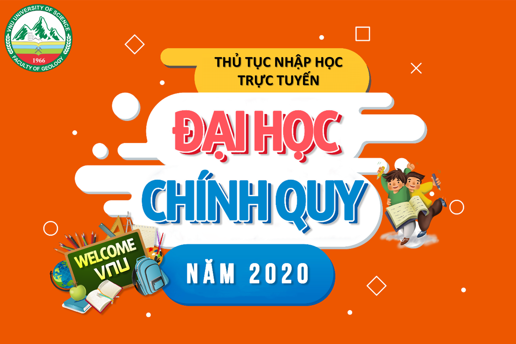 Hướng dẫn xác nhận nhập học trực tuyến vào đại học chính quy năm 2020 ở ĐHQGHN