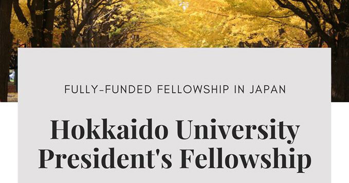 Chương trình học bổng Hokkaido University President’s Fellowship 2021